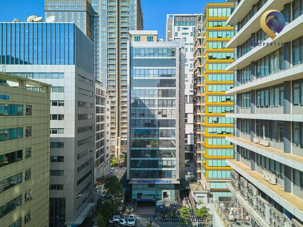 Full view of Zodiac Building office tower in Hanoi
